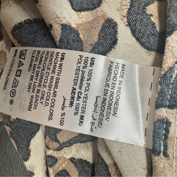 Chicos Leopard Print Tunic Size 00- XS - Picture 4 of 5